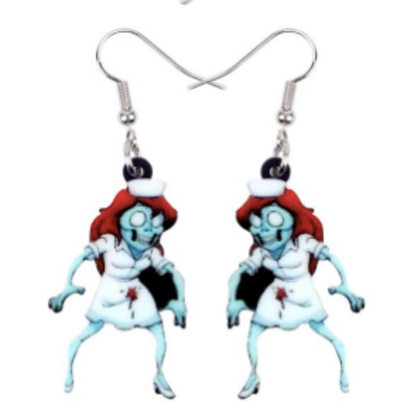 Jewelry - 🎃 Just in 🎃halloween nurse zombie earrings